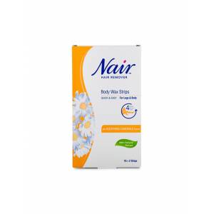 Nair Hair Remover Body Wax Strips Chamomile 12 Pac...