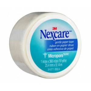 Nexcare Micropore White 25mm X 9.1m Individual Roll