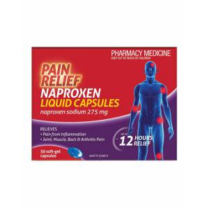 Pain Relief Naproxen 30 Liquid Capsules