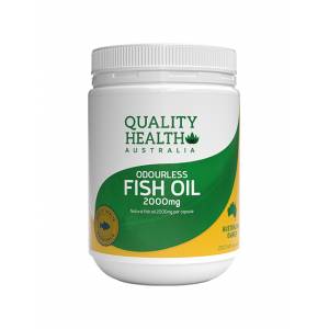 Quality Health Odourless Fish Oil 2000mg 200 Capsu...