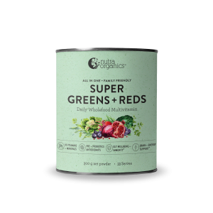 Nutra Organics Super Greens + Reds Powder 300g