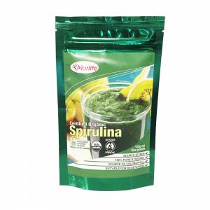 Morlife Spirulina Powder Certified Organic 100g