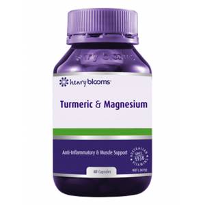 Henry Blooms Turmeric & Magnesium 60 Capsules