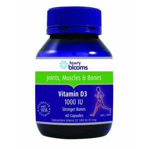 Henry Blooms Vitamin D3 1000IU 60 Capsules