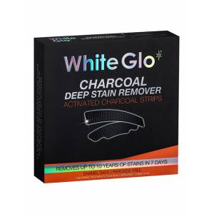 White Glo Charcoal Deep Stain Remover Strips Charc...