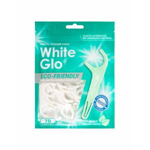 White Glo Eco-Friendly Flosser 70 Pack