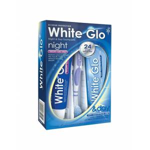 White Glo Night & Day Toothpaste Kit