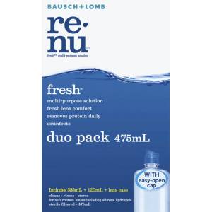 ReNu Fresh Multi-Purpose Solution Duo Pack 355mL +...