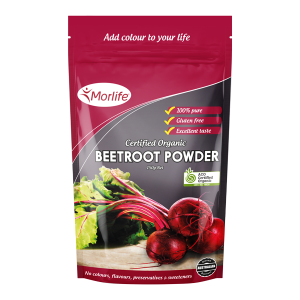 Morlife Beetroot Certified Organic Powder 150g