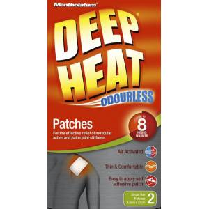 Deep Heat Patches Regular 2 pk