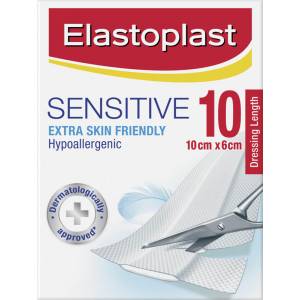 Elastoplast Sensitive 10 Dressing Lengths 6x10cm