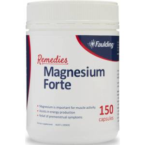 Faulding Remedies Magnesium Forte 400mg 150 Capsul...