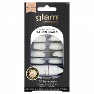 Glam By Manicare 100 Bare Nails Medium