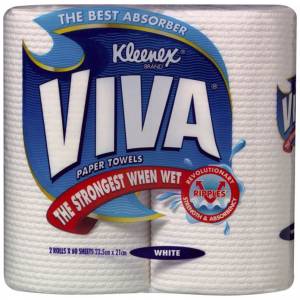 Kleenex Viva Paper Towel White 2 Pack