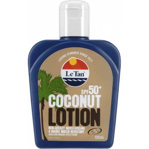 Le Tan Coconut Lotion SPF50+ 125ml