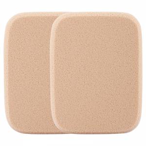 Manicare Foundation Sponge Brown Rectangle Latex 2 Pack