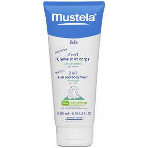 Mustela 2in1 Cleansing Gel Hair & Body Wash 200ml