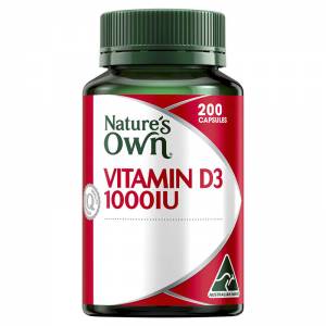 Nature's Own Vitamin D 1000iu 200 Capsules