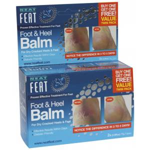 Neat Feat Heel Balm 75g 2 For 1