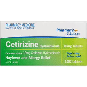 Pharmacy Choice Cetirizine Hayfever & Allergy Reli...