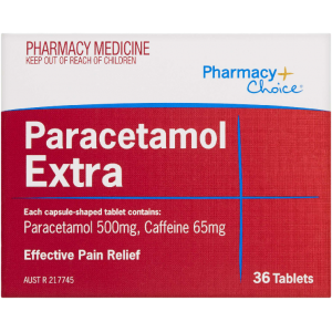 Pharmacy Choice Paracetamol Extra 36 Tablets