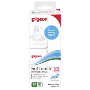 Pigeon Softouch Peristaltic Plus Wide Neck Bottle PP 160ml