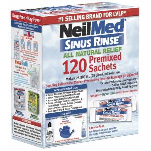 NeilMed Sinus Rinse Refills 120 Sachets