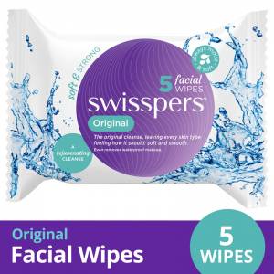 Swisspers Facial Wipes Scented Travel 5